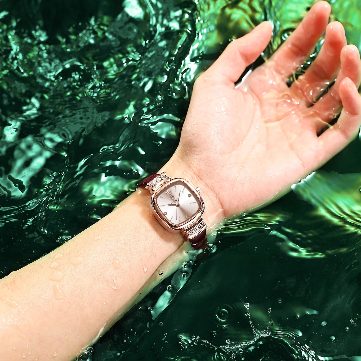 Luxuary Rose Gold Watch