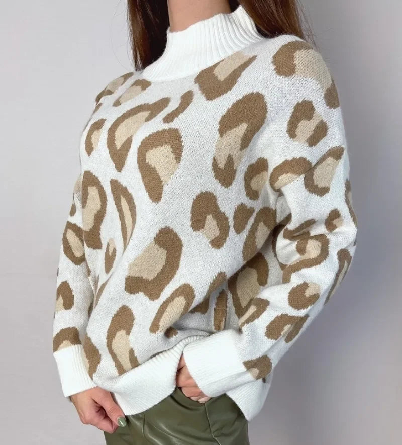 Leopard Print Sweater