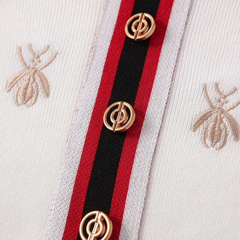 Embroidered Polo  Dress