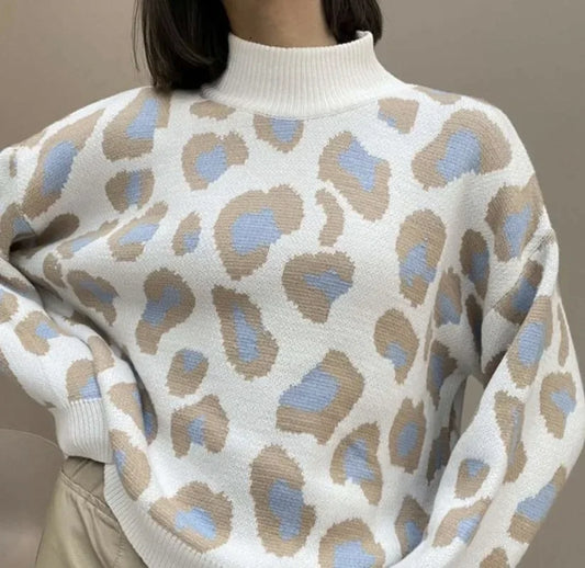 Leopard Print  Sweater