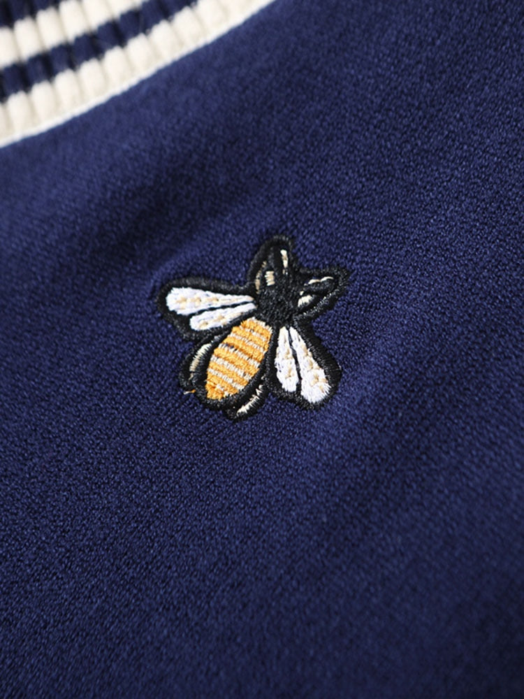 Bee Embroidery Jumper