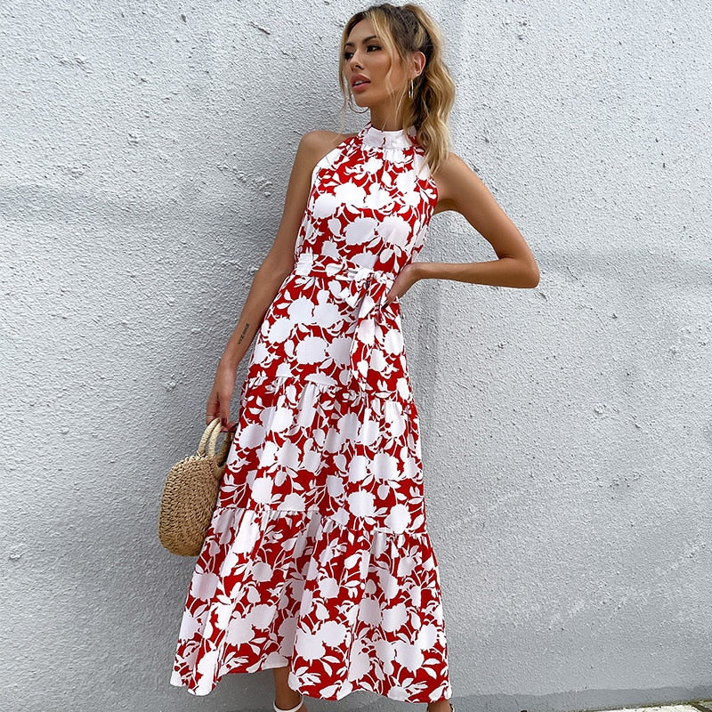 Floral Print Summer  Dress