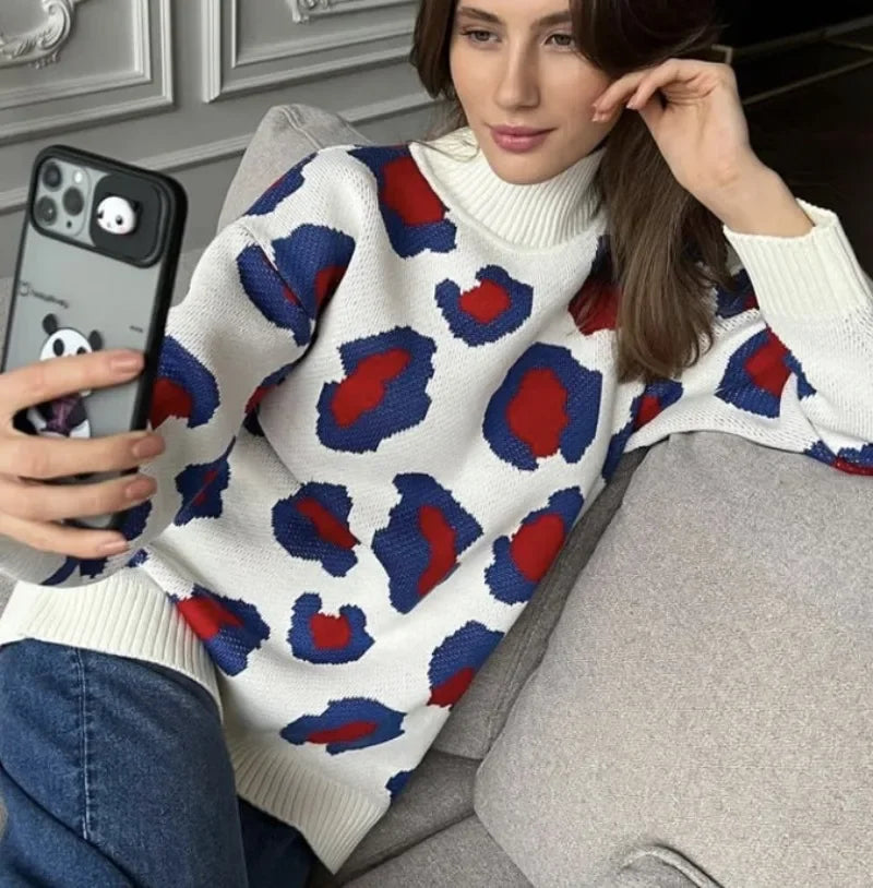 Leopard Print  Sweater
